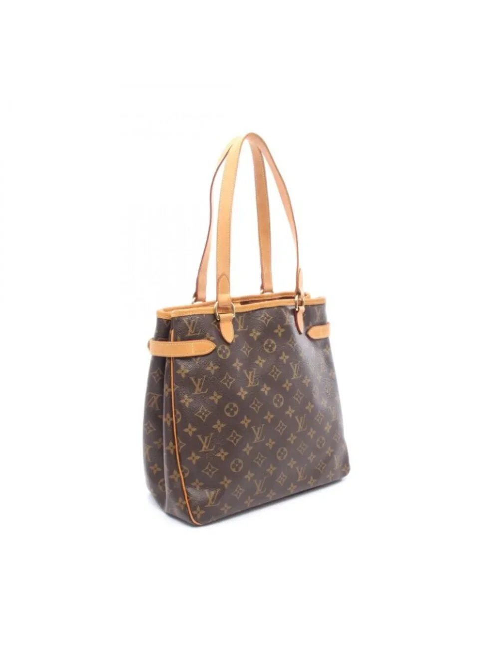 Louis Vuitton Tote Batignolles Vertical Canvas Leather